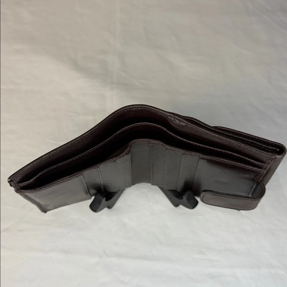 Vintage Fendi Leather & Zucca Canvas Wallet – Made in Italy – EUC